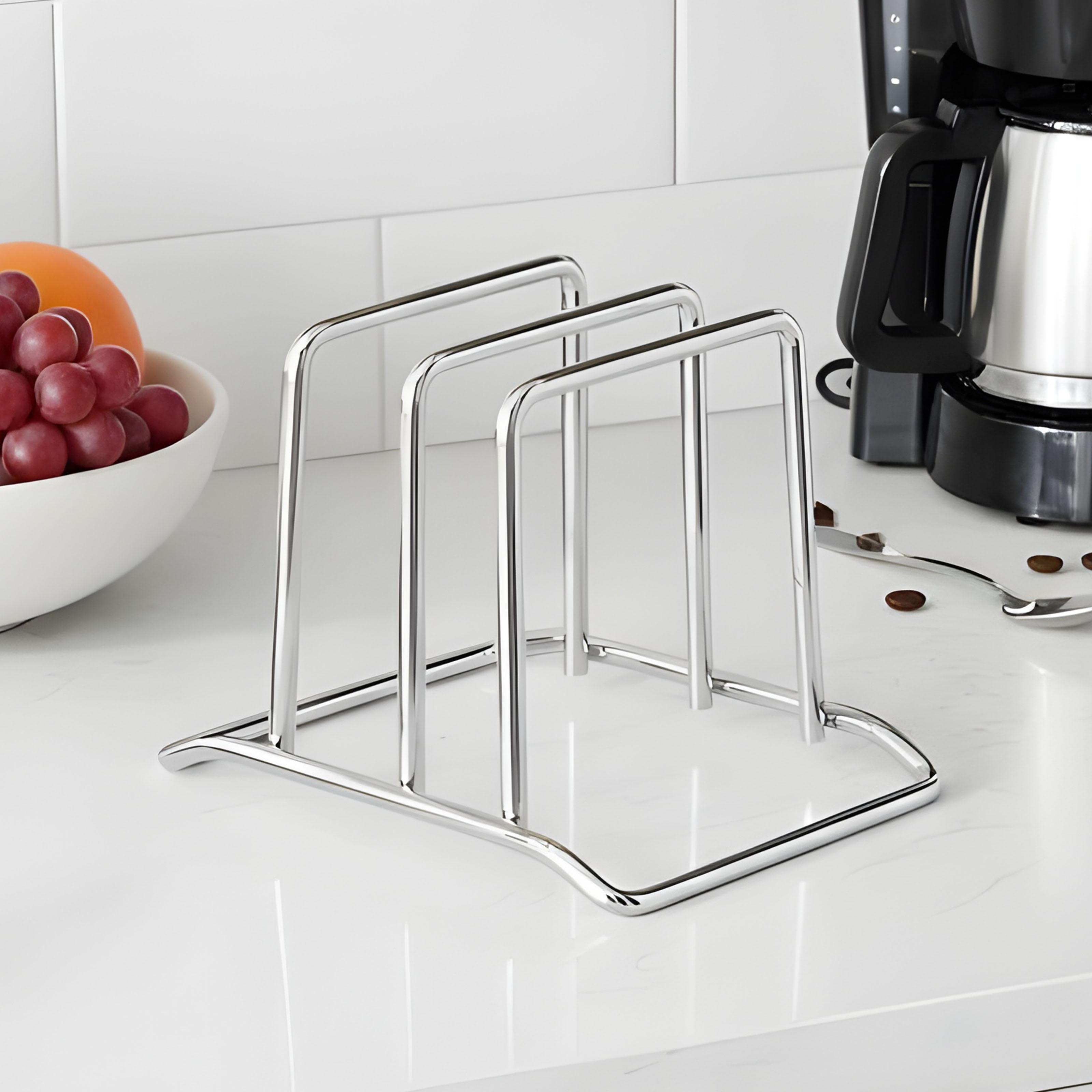 Cutting Board Holder Stainless - огляд і ціна Kitchen Cabinet Baking Sheet Organizer