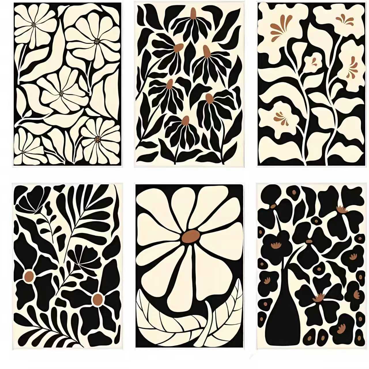6Pcs, Retro Black and White Co - огляд і ціна Kitchen Baking Necessities
