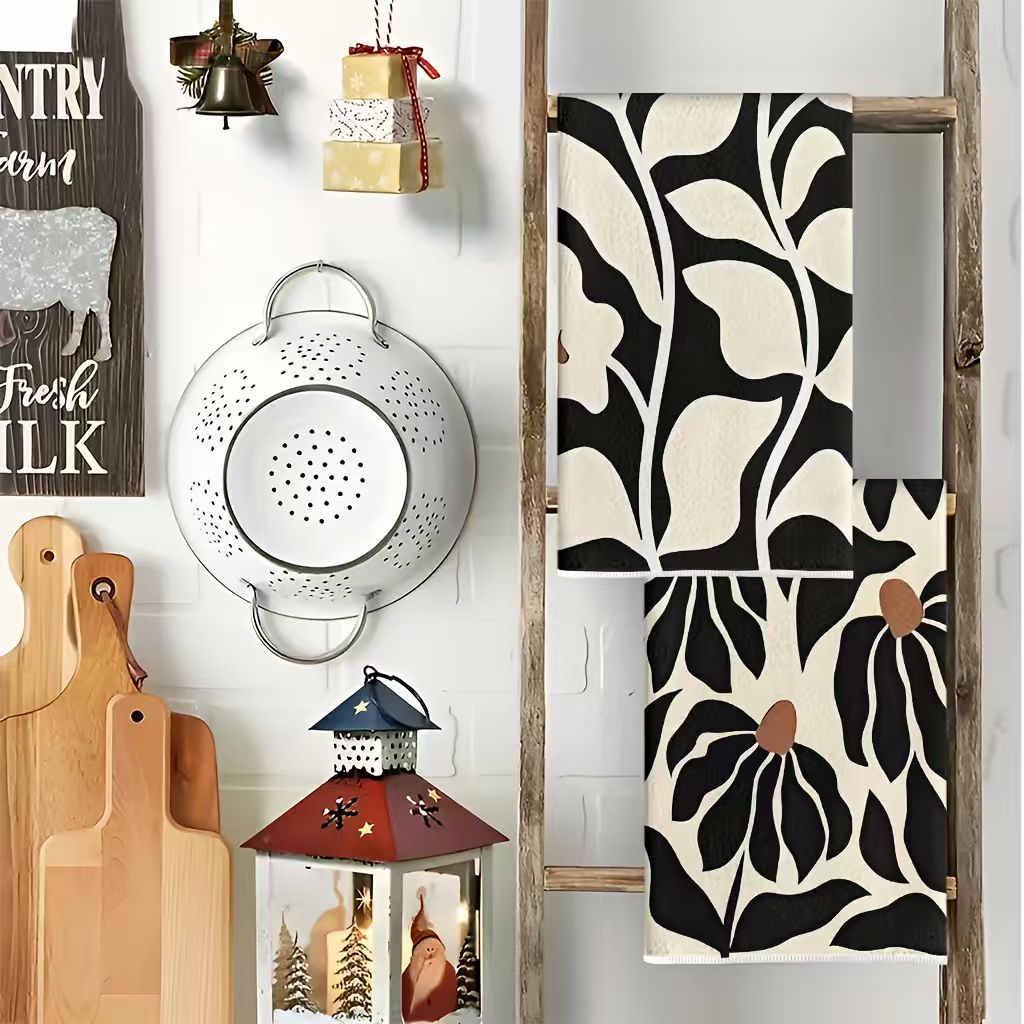 6Pcs, Retro Black and White Co - огляд і ціна Kitchen Baking Necessities