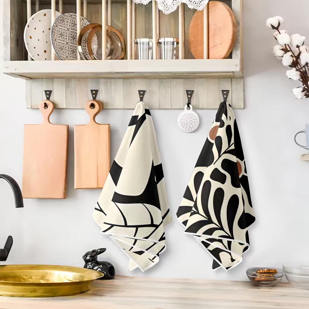 6Pcs, Retro Black and White Co - огляд і ціна Kitchen Baking Necessities