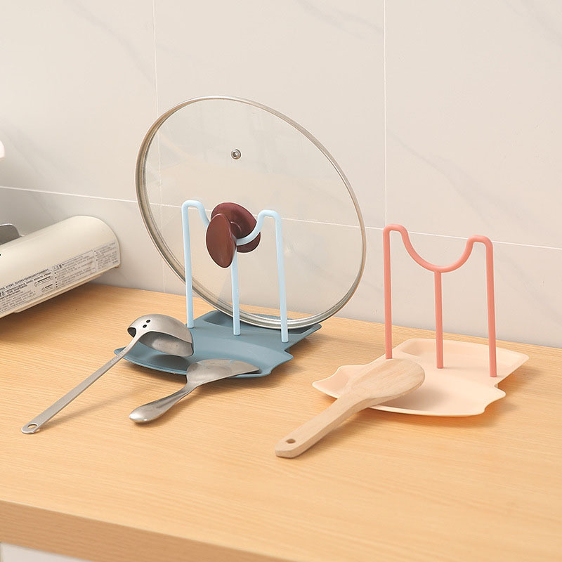 Spoon Rest and Pot Lid Holder  - огляд і ціна Kitchen Baking Pan Organizer