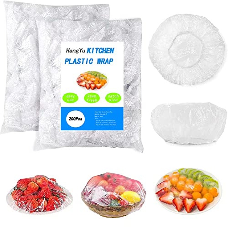 200Pcs Bowl Covers Elastic Foo - огляд і ціна Proofing Basket Banneton
