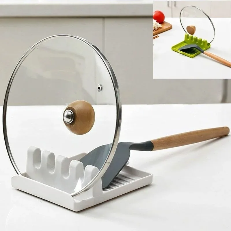 Pan Lid Holder Supports Spoons - огляд і ціна Kitchen Baking Pan Organizer