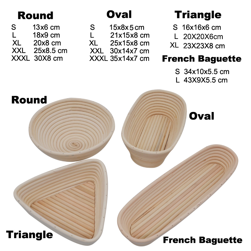 UPORS Rattan Bread Proofing Ba - огляд і ціна Proofing Basket Banneton