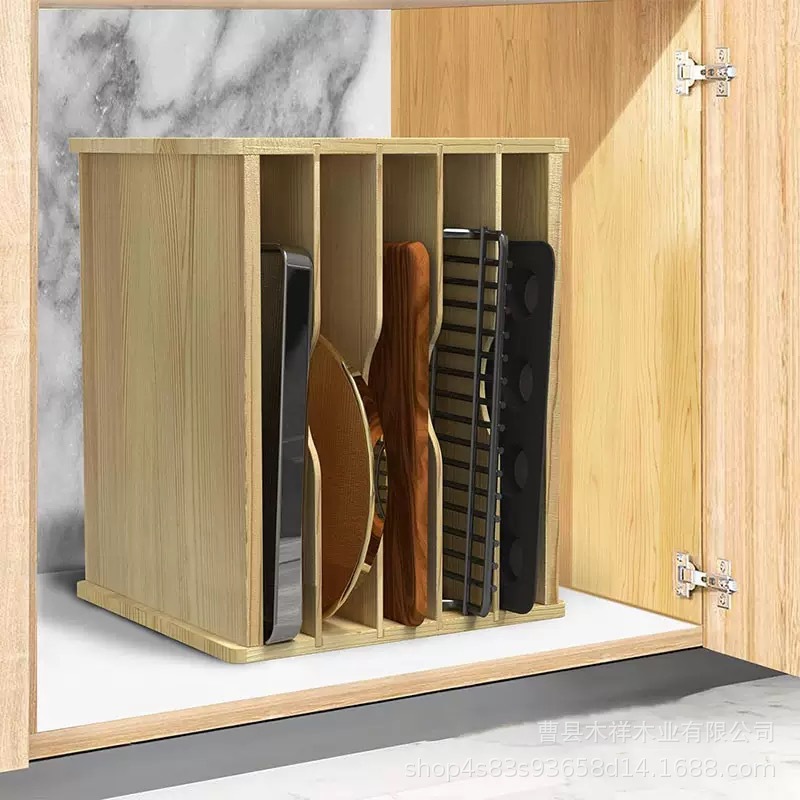 Solid wood kitchen storage rac - огляд і ціна Kitchen Cabinet Baking Sheet Organizer