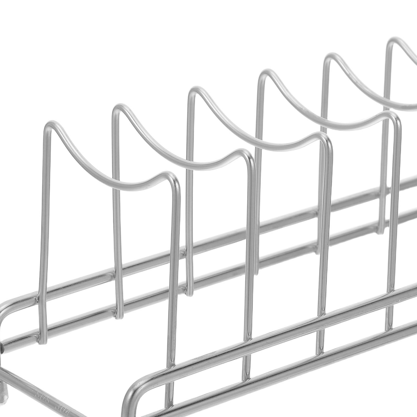Stainless Steel 9 Section Pot  - огляд і ціна Kitchen Cabinet Baking Sheet Organizer