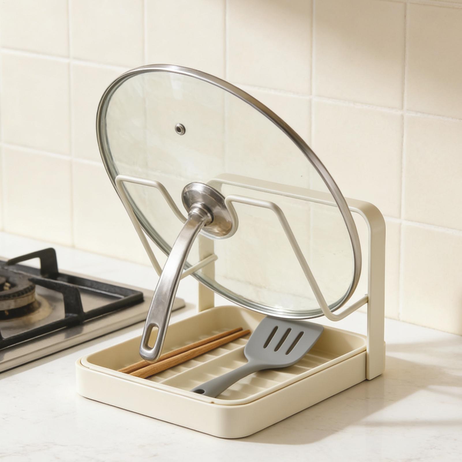 Pot Lid Organizer Anti-Slip Ki - огляд і ціна Kitchen Baking Pan Organizer