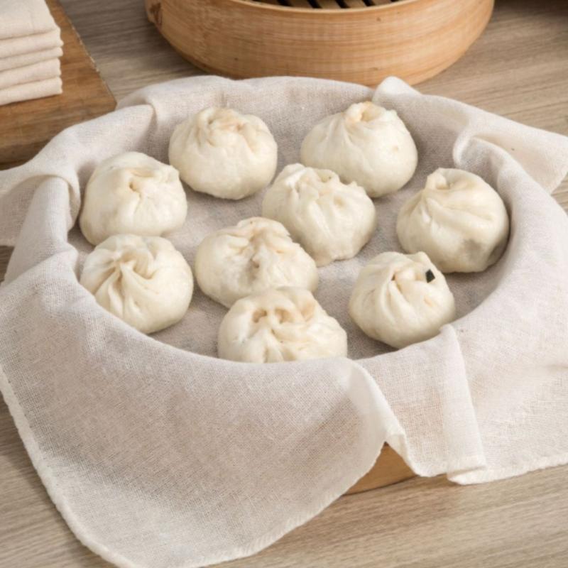 3Pcs Round Pure Cotton Steamer - огляд і ціна Kitchen Baking Cloth