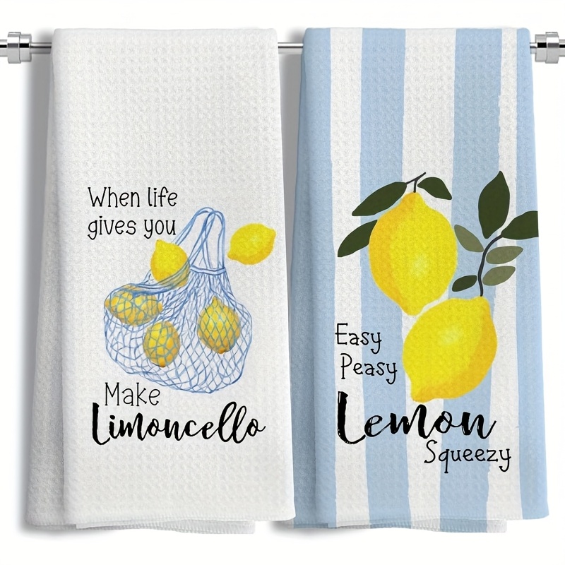 2Pcs, Lemon Mesh Kitchen Towel - огляд і ціна Kitchen Baking Cloth