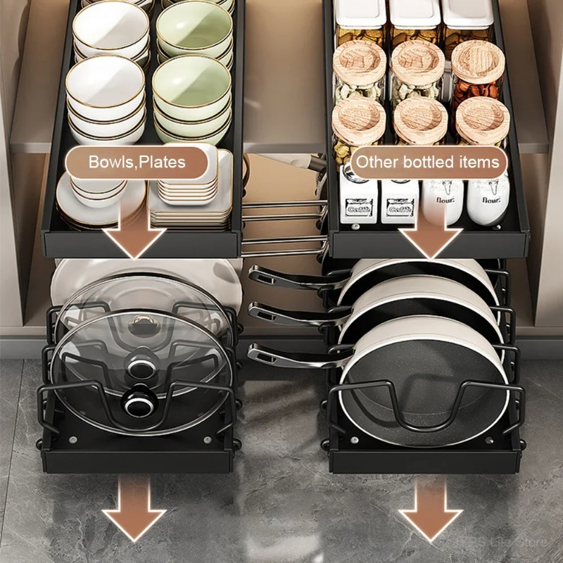 Hot SaleMultifunctional Pull-o - огляд і ціна Kitchen Baking Pan Organizer