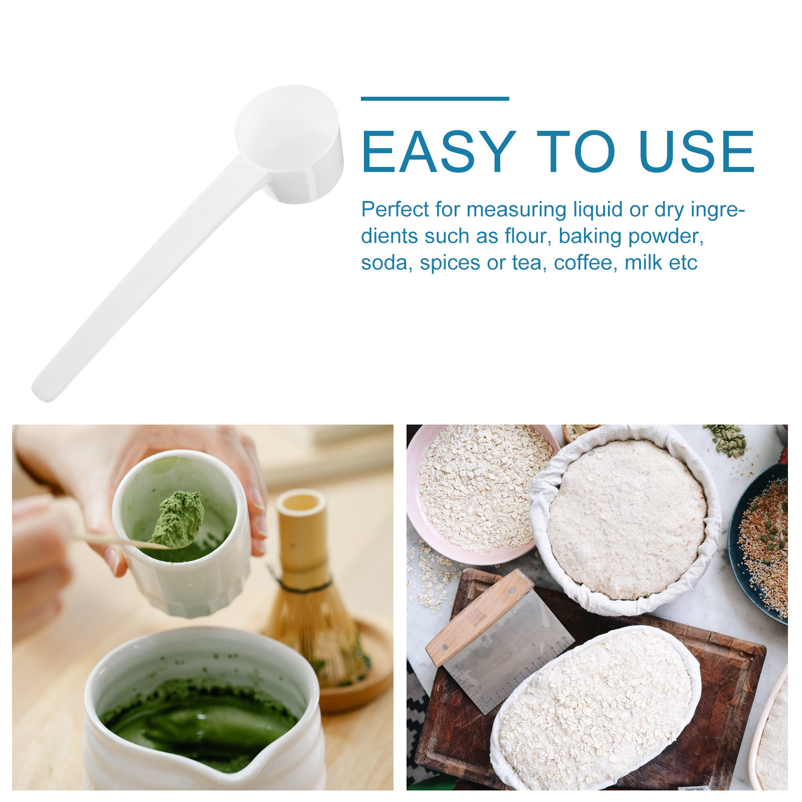 10Pcs Food Grade Plastic Measu - огляд і ціна Kitchen Baking Soda