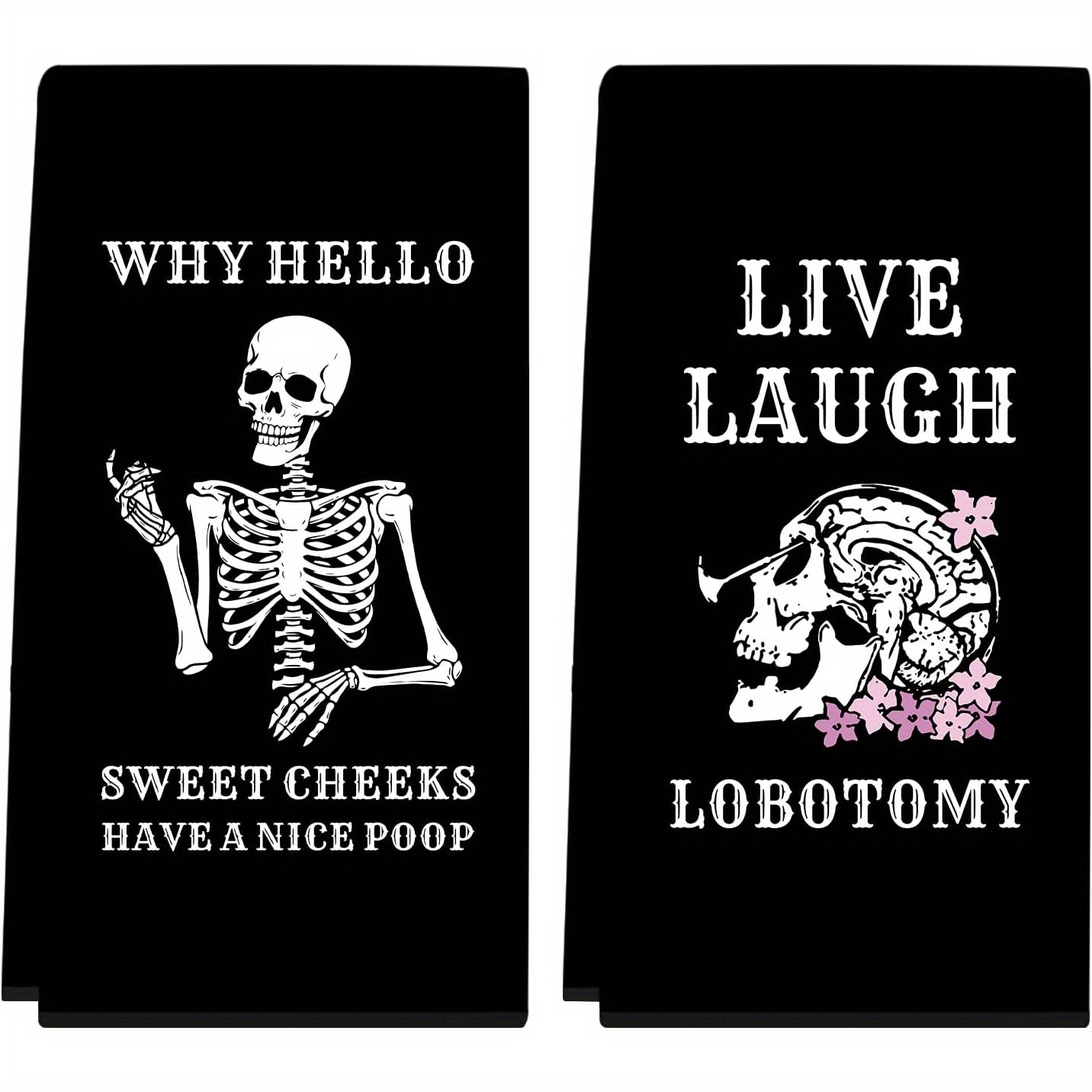 2Pcs, Gothic Skull-Themed Kitc - огляд і ціна Kitchen Baking Necessities