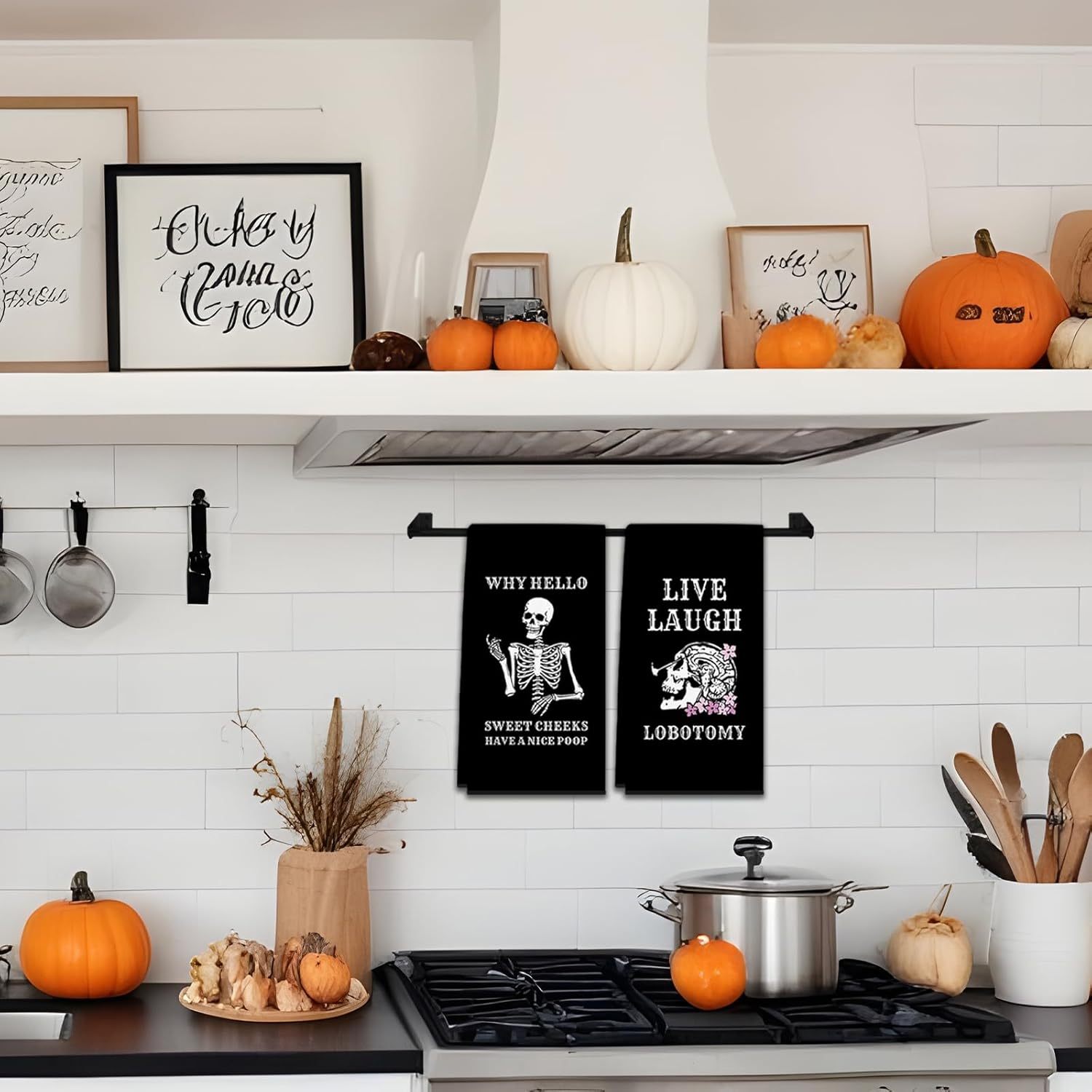 2Pcs, Gothic Skull-Themed Kitc - огляд і ціна Kitchen Baking Necessities