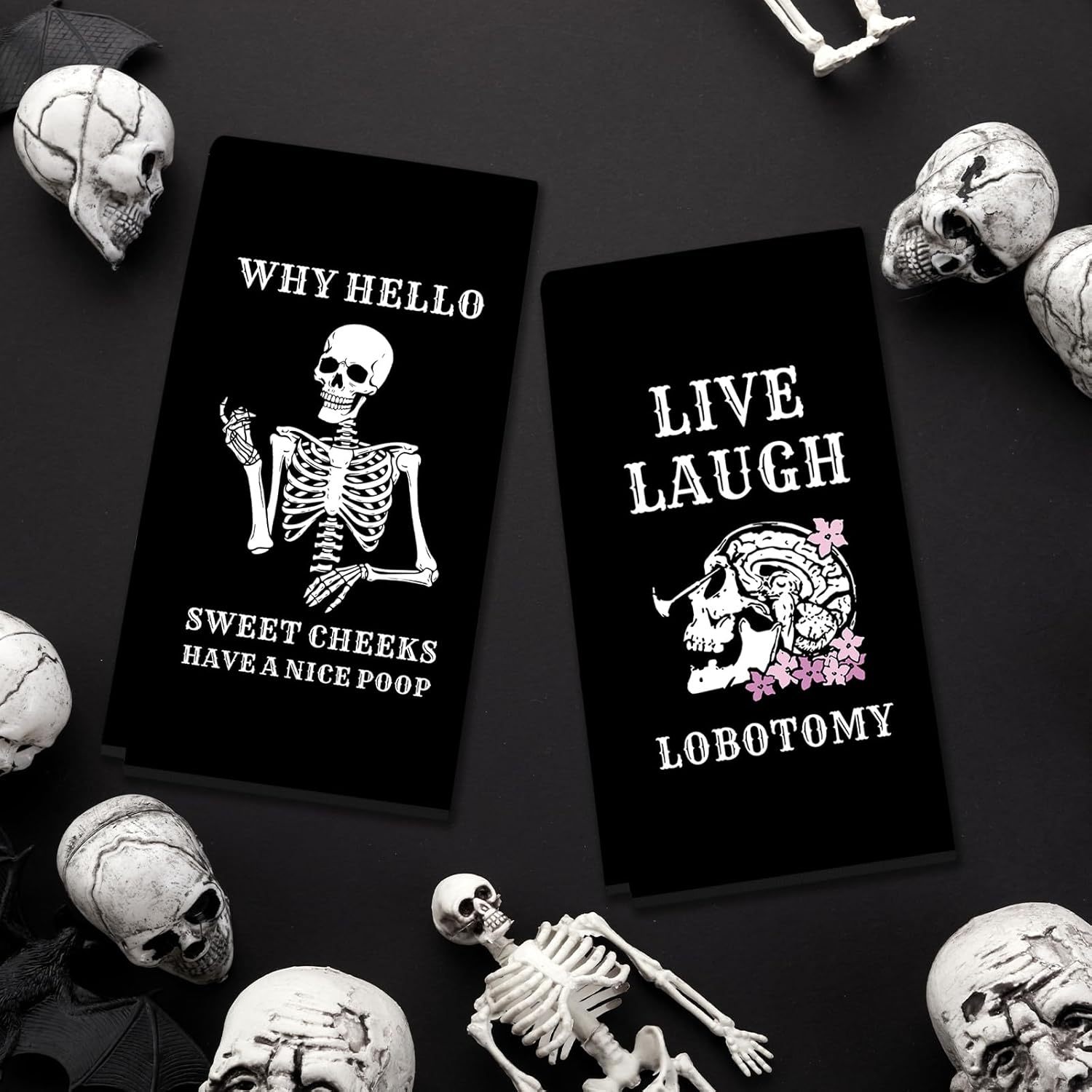 2Pcs, Gothic Skull-Themed Kitc - огляд і ціна Kitchen Baking Necessities