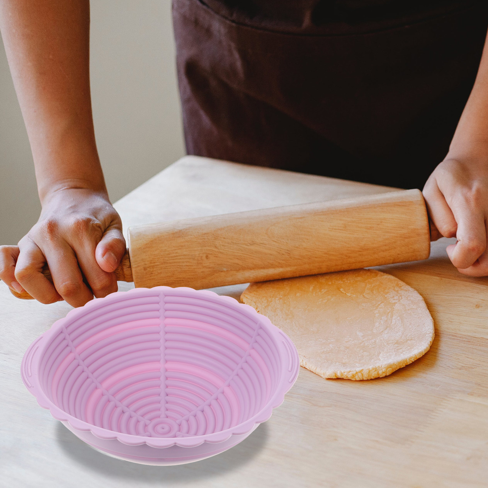 Foldable Silicone Banneton Bas - огляд і ціна Proofing Basket Banneton