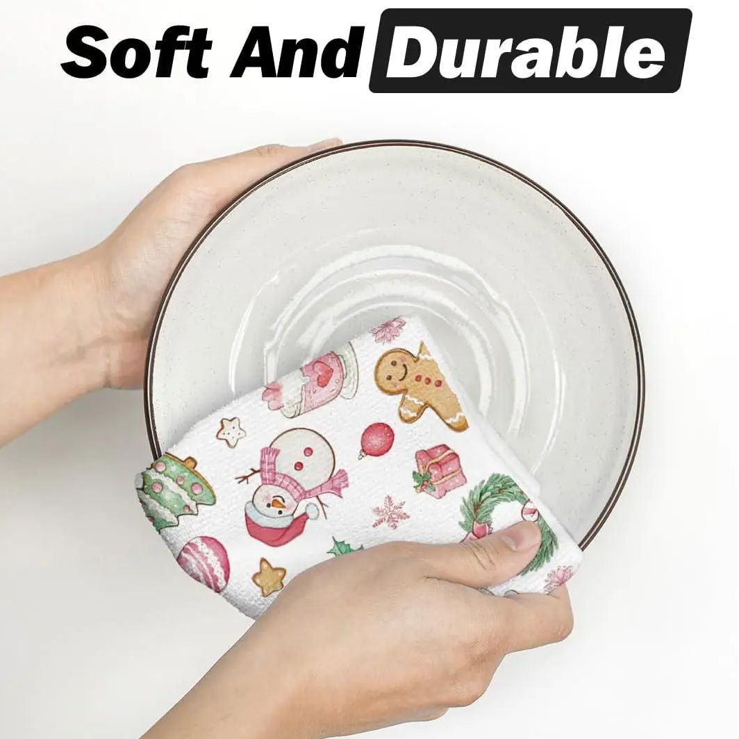 2Pcs, Pink Snowman Christmas T - огляд і ціна Kitchen Baking Necessities