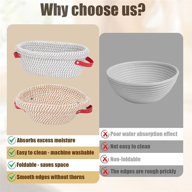 ABRE-Banneton Sourdough Bread  - огляд і ціна Proofing Basket Banneton
