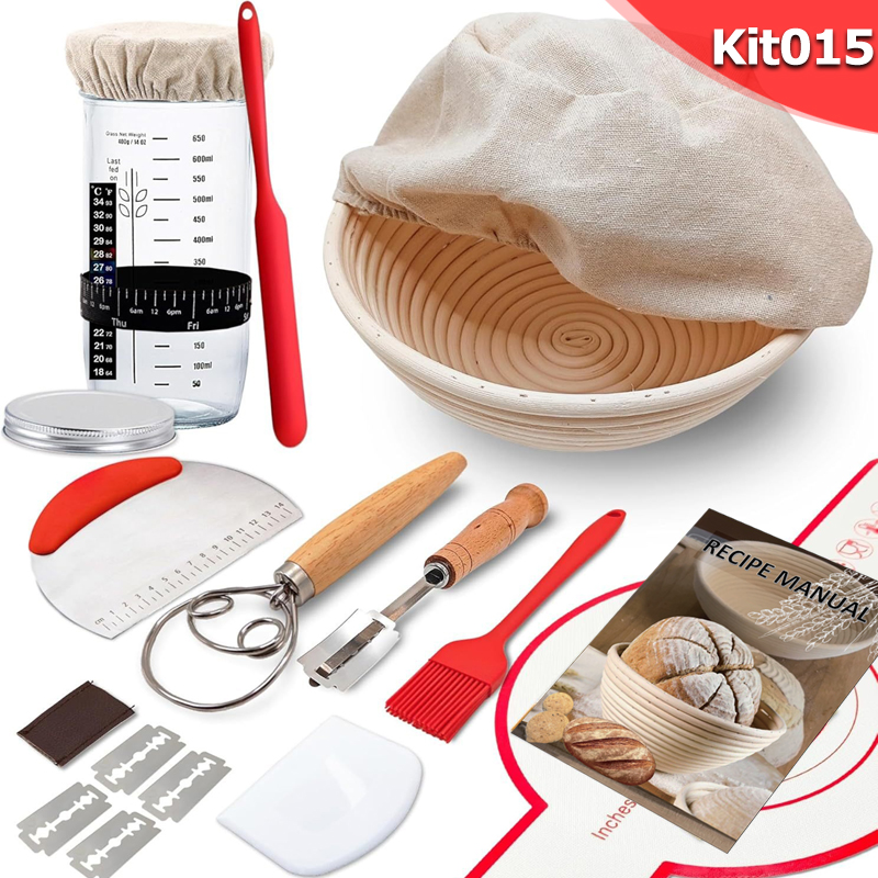 Sourdough Starter Kit Sourdoug - огляд і ціна Proofing Basket Banneton