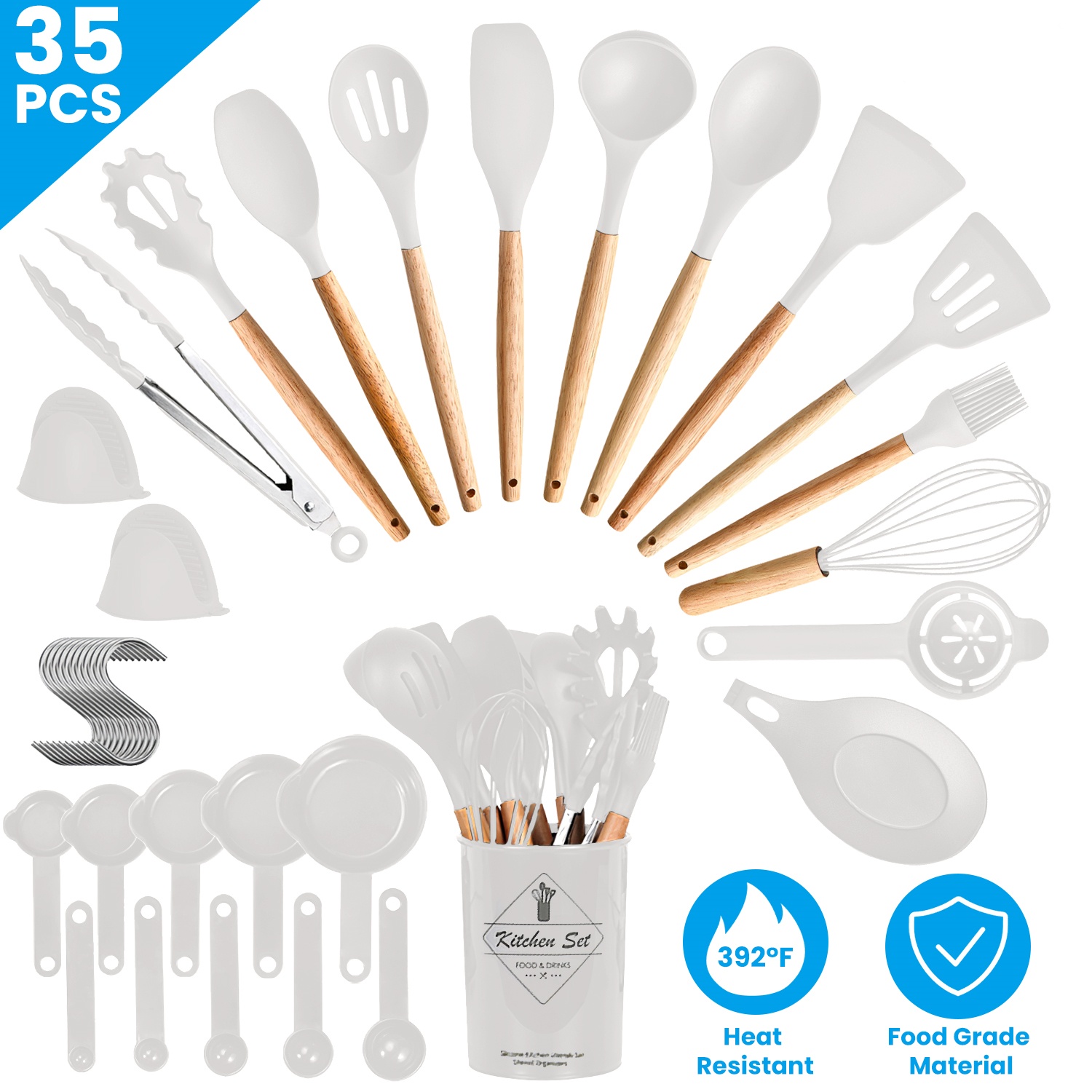 35Pcs Kitchen Cooking Utensils - огляд і ціна Kitchen Baking Necessities
